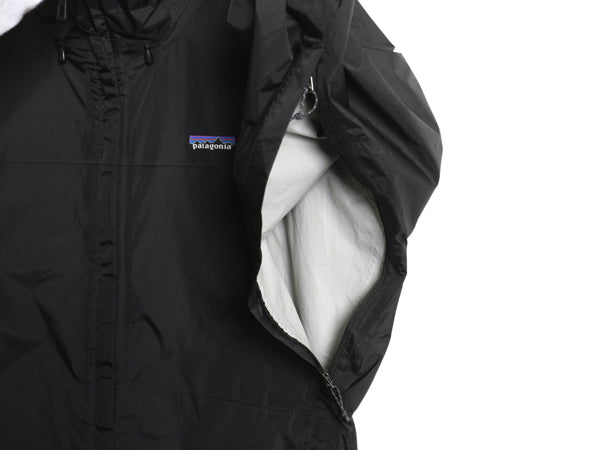 パタゴニア トレントシェル ナイロン パーカー ジャケット レディース XL 18年製 マウンテンパーカー ブルゾン パッカブル 大きいサイズ 黒