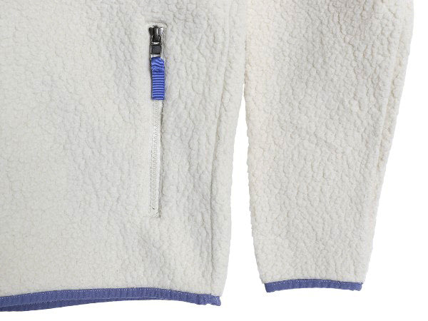 パタゴニア レトロ パイル マースピアル フリース ジャケット レディース S / 21年製 ボア ハーフジップ プルオーバー ハイネック ブルゾン