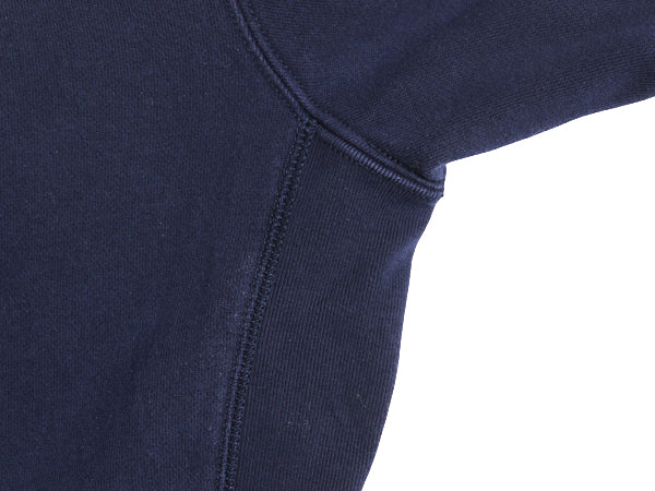 00s ポロ ラルフローレン フルジップ スウェット フード パーカー メンズ L / オールド トレーナー 裏起毛 ヘビーウェイト ワンポイント 紺