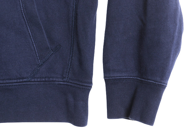 00s ポロ ラルフローレン フルジップ スウェット フード パーカー メンズ L / オールド トレーナー 裏起毛 ヘビーウェイト ワンポイント 紺