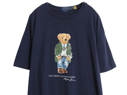 ポロベア ポロ ラルフローレン プリント 半袖 Tシャツ メンズ XXL / キャラクター カットソー シングルステッチ クルーネック 大きいサイズ