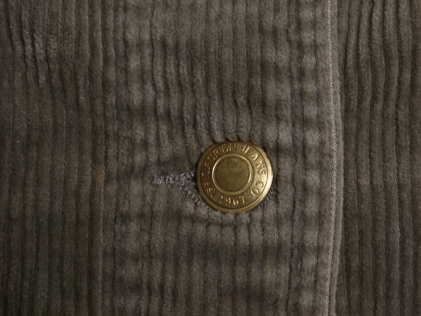 90s ラルフローレン ジーンズ 太畝 コーデュロイ ジャケット レディース L オールド ポロ ジージャン タイプ ジャンパー ブルゾン 革パッチ