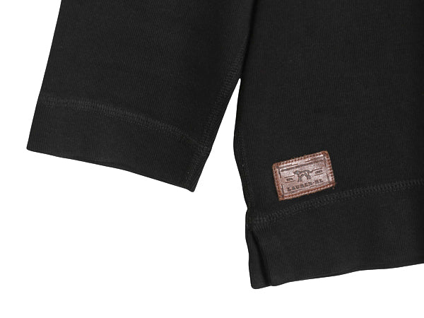 90s ローレン ラルフローレン ショールカラー リブ編み カットソー レディース XL オールド ストレッチ コットン セーター 大きいサイズ 黒