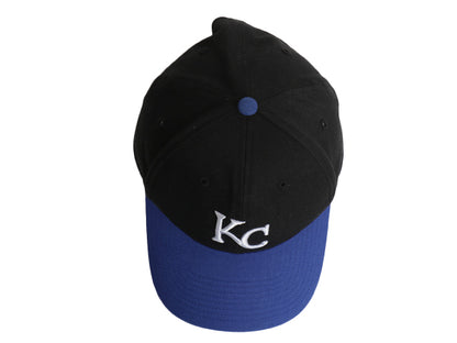 デッドストック 90s MLB オフィシャル ロイヤルズ ベースボール キャップ フリーサイズ / 帽子 オールド 大リーグ メジャーリーグ ツートン