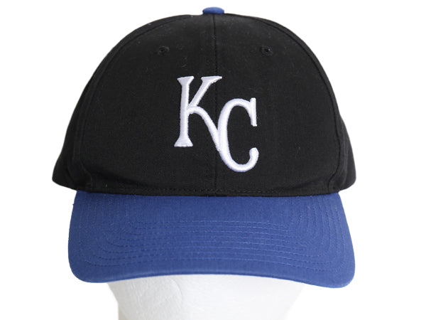 デッドストック 90s MLB オフィシャル ロイヤルズ ベースボール キャップ フリーサイズ / 帽子 オールド 大リーグ メジャーリーグ ツートン