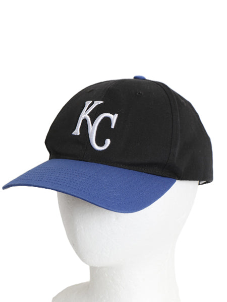 デッドストック 90s MLB オフィシャル ロイヤルズ ベースボール キャップ フリーサイズ / 帽子 オールド 大リーグ メジャーリーグ ツートン