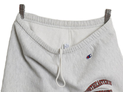 90s USA製 チャンピオン リバースウィーブ 2段 カレッジ プリント スウェット パンツ メンズ レディース M オールド トレーナー 裏起毛 灰