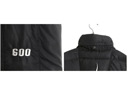 US企画 ノースフェイス ロング ダウン コート レディース XS / アウトドア 600フィル ジャケット キルティング ハイネック フルジップ 黒