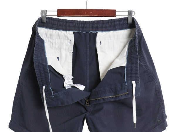 ポロ ラルフローレン チノ ショートパンツ メンズ XL チノパン ストレッチ コットン ショーツ ノータック イージーパンツ 大きいサイズ 紺