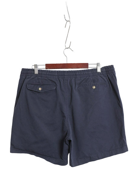 ポロ ラルフローレン チノ ショートパンツ メンズ XL チノパン ストレッチ コットン ショーツ ノータック イージーパンツ 大きいサイズ 紺