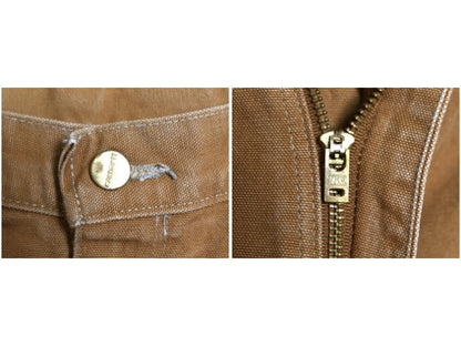 125周年 記念モデル US企画 USA製 カーハート ダブルニー ダック ペインター パンツ メンズ 30 32 / ワーク ストレート ブラウン ボトムス 