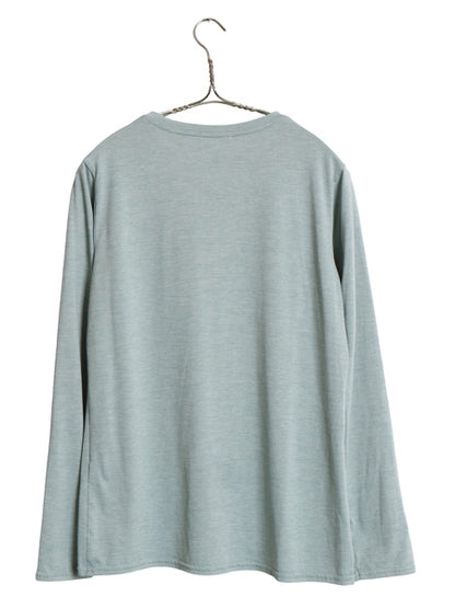 パタゴニア キャプリーン 長袖 Tシャツ レディース M 古着 アウトドア ロンT ストレッチ アンダーシャツ カットソー インナー ワンポイント