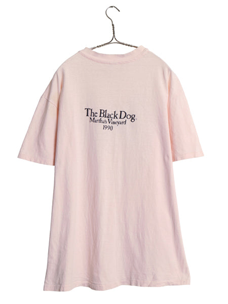 90s USA製 The Black Dog ドッグ イラスト プリント Tシャツ メンズ レディース XL オールド アニマル アート グラフィック 大きいサイズ