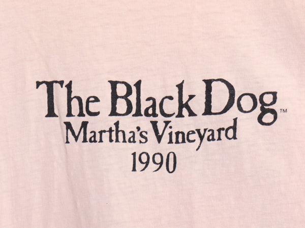 90s USA製 The Black Dog ドッグ イラスト プリント Tシャツ メンズ レディース XL オールド アニマル アート グラフィック 大きいサイズ