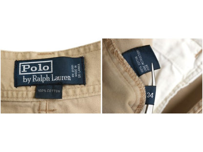 90s ポロ ラルフローレン カーゴ ショーツ メンズ 34 古着 オールド ヴィンテージ 加工 ショートパンツ チノ ミリタリー タイプ M-65 M-51