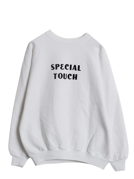 90s ドッグ アート イラスト プリント スウェット メンズ レディース L 程 古着 オールド 犬 アニマル キャラクター トレーナー 裏起毛 白