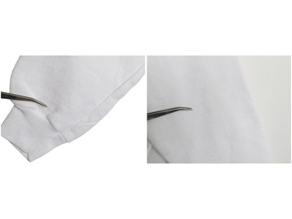 90s ドッグ アート イラスト プリント スウェット メンズ レディース L 程 古着 オールド 犬 アニマル キャラクター トレーナー 裏起毛 白