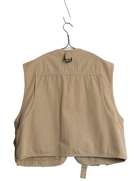 00s コロンビア フィッシング ベスト メンズ S M / オールド アウトドア ハンティング フルジップ 重ね着 前開き ショート丈 ワンポイント