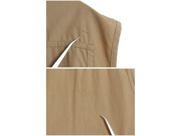 00s コロンビア フィッシング ベスト メンズ S M / オールド アウトドア ハンティング フルジップ 重ね着 前開き ショート丈 ワンポイント