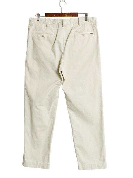 ポロ ラルフローレン チノ パンツ メンズ 34 30 古着 CLASSIC FIT コットン スラックス ノータック ストレート アーミー タイプ アイボリー