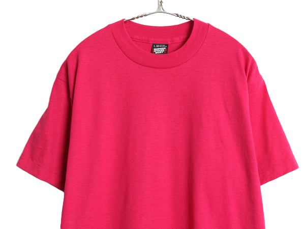 デッドストック 90s USA製 スクリーン スターズ 無地 半袖 Tシャツ メンズ L 新品 オールド 無地T シングルステッチ ブランク カットソー