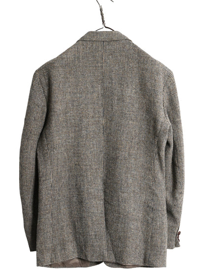 90s USA製 オービス ハリスツイード テーラード ジャケット メンズ M 程/ 古着 オールド ウール ツイード ブレザー トラッド マルチカラー