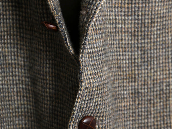 90s USA製 オービス ハリスツイード テーラード ジャケット メンズ M 程/ 古着 オールド ウール ツイード ブレザー トラッド マルチカラー