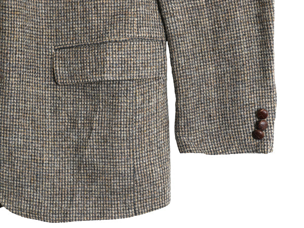 90s USA製 オービス ハリスツイード テーラード ジャケット メンズ M 程/ 古着 オールド ウール ツイード ブレザー トラッド マルチカラー