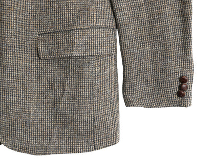 90s USA製 オービス ハリスツイード テーラード ジャケット メンズ M 程/ 古着 オールド ウール ツイード ブレザー トラッド マルチカラー