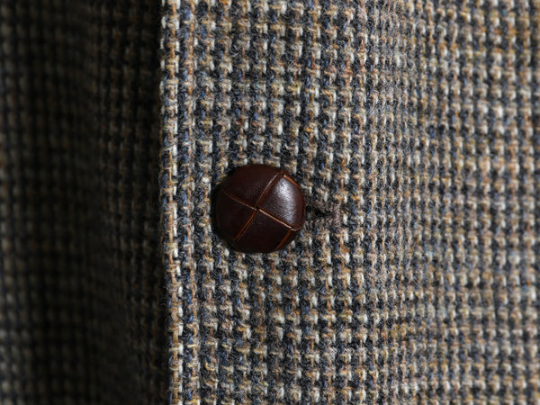 90s USA製 オービス ハリスツイード テーラード ジャケット メンズ M 程/ 古着 オールド ウール ツイード ブレザー トラッド マルチカラー