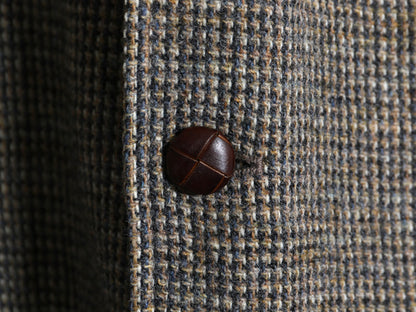 90s USA製 オービス ハリスツイード テーラード ジャケット メンズ M 程/ 古着 オールド ウール ツイード ブレザー トラッド マルチカラー