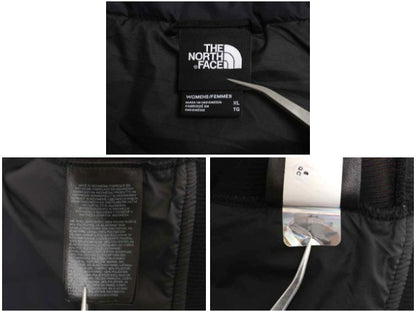 ノースフェイス 中綿 キルティング ナイロン ジャケット レディース XL アウトドア ストレッチ 切替 フルジップ ブルゾン 黒 大きいサイズ 