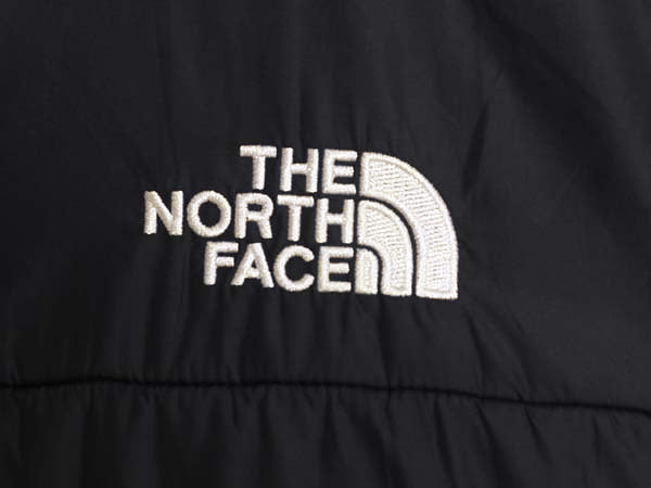 ノースフェイス 中綿 キルティング ナイロン ジャケット レディース XL アウトドア ストレッチ 切替 フルジップ ブルゾン 黒 大きいサイズ 