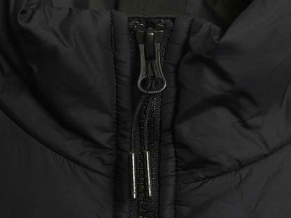 ノースフェイス 中綿 キルティング ナイロン ジャケット レディース XL アウトドア ストレッチ 切替 フルジップ ブルゾン 黒 大きいサイズ 