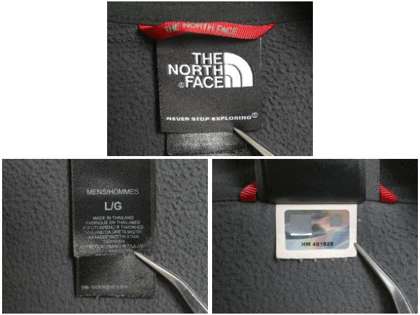 US企画 ノースフェイス TKA 100 フリース 長袖 Tシャツ メンズ L / アウトドア ロンT ハーフジップ プルオーバー トップス ハイネック 薄手