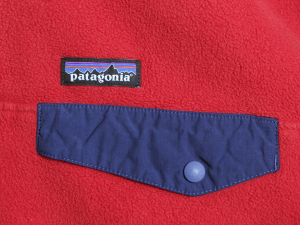 パタゴニア ライトウェイト シンチラ スナップT メンズ L 古着 16年製 アウトドア フリース プルオーバー ジャケット ハイネック ブルゾン
