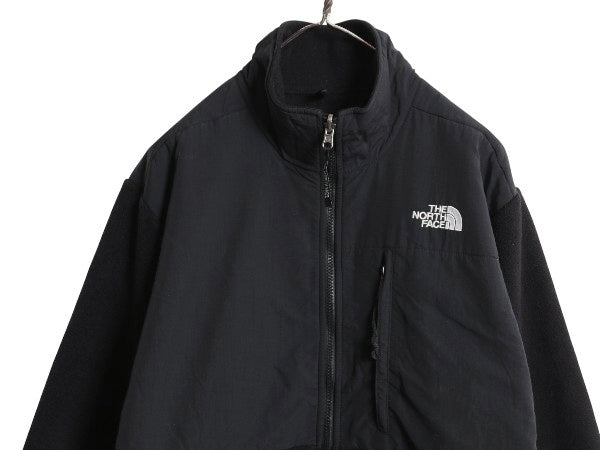 ノースフェイス デナリ ジャケット レディース L 古着 アウトドア フリース ナイロン フルジップ ジャンパー ブルゾン ハイネック ブラック