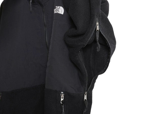 ノースフェイス デナリ ジャケット レディース L 古着 アウトドア フリース ナイロン フルジップ ジャンパー ブルゾン ハイネック ブラック