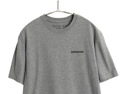 パタゴニア 両面 プリント 半袖 Tシャツ メンズ S / 18年製 アウトドア P6 ボックスロゴ バックプリント クルーネック カットソー シンプル
