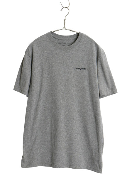 パタゴニア 両面 プリント 半袖 Tシャツ メンズ S / 18年製 アウトドア P6 ボックスロゴ バックプリント クルーネック カットソー シンプル