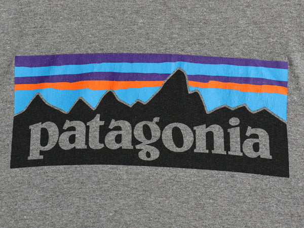 パタゴニア 両面 プリント 半袖 Tシャツ メンズ S / 18年製 アウトドア P6 ボックスロゴ バックプリント クルーネック カットソー シンプル