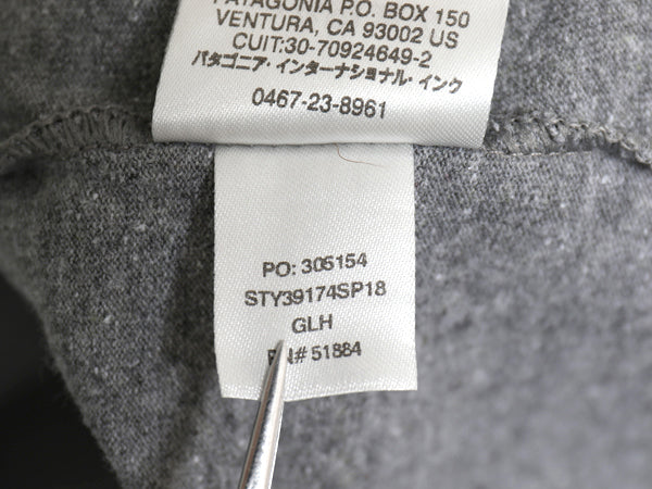 パタゴニア 両面 プリント 半袖 Tシャツ メンズ S / 18年製 アウトドア P6 ボックスロゴ バックプリント クルーネック カットソー シンプル