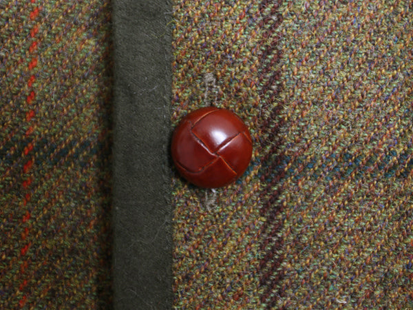 デッドストック 00s オービス チェック ウール ベスト メンズ M / 新品 オールド ニット セーター 切替 重ね着 ポケット付き マルチカラー