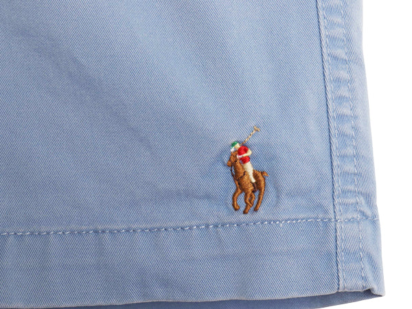 ポロ ラルフローレン チノ ショートパンツ メンズ L / チノパン ストレッチ コットン ショーツ ノータック イージーパンツ ワンポイント 青