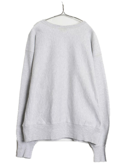 90s 00s チャンピオン リバースウィーブ 2段 カレッジ プリント スウェット メンズ XL / オールド トレーナー ヘビーウェイト 裏起毛 杢灰
