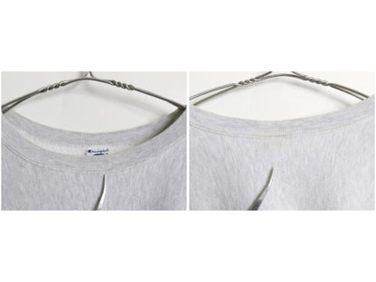 90s 00s チャンピオン リバースウィーブ 2段 カレッジ プリント スウェット メンズ XL / オールド トレーナー ヘビーウェイト 裏起毛 杢灰