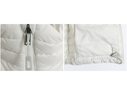 パタゴニア ダウン セーター ベスト レディース XS / 18年製 中綿 ナイロン キルティング フルジップ ワンポイント 重ね着 前開き ホワイト