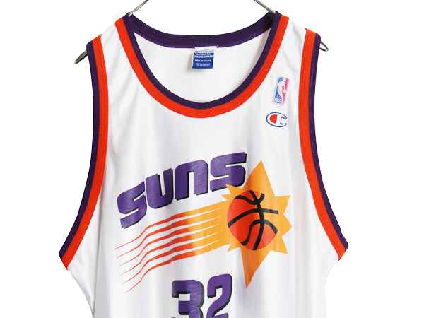 90s サンズ ジャージ タンクトップ メンズ XXL 程 古着 オールド NBA チャンピオン ユニフォーム バスケ ゲームシャツ 重ね着 大きいサイズ