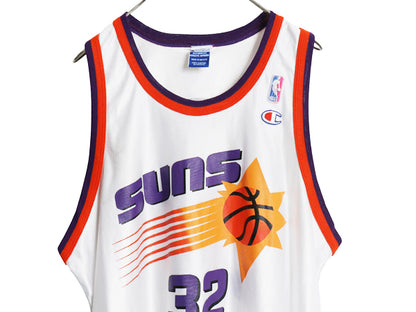 90s サンズ ジャージ タンクトップ メンズ XXL 程 古着 オールド NBA チャンピオン ユニフォーム バスケ ゲームシャツ 重ね着 大きいサイズ