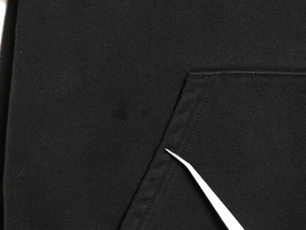 ノースフェイス 両面 プリント スウェット フード パーカー メンズ S / アウトドア グラフィック プルオーバー トレーナー 裏起毛 ブラック